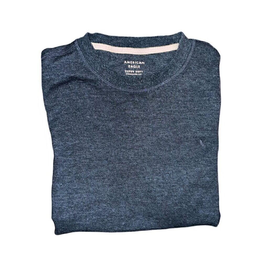 American Eagle (AE) Long-Sleeve Crew Neck Pullover - Picture 3 of 4